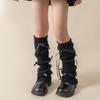 High Elastic Kids Leg Warmers Knitted Children's Foot Warmer Long Stockings  Autumn Winter Season