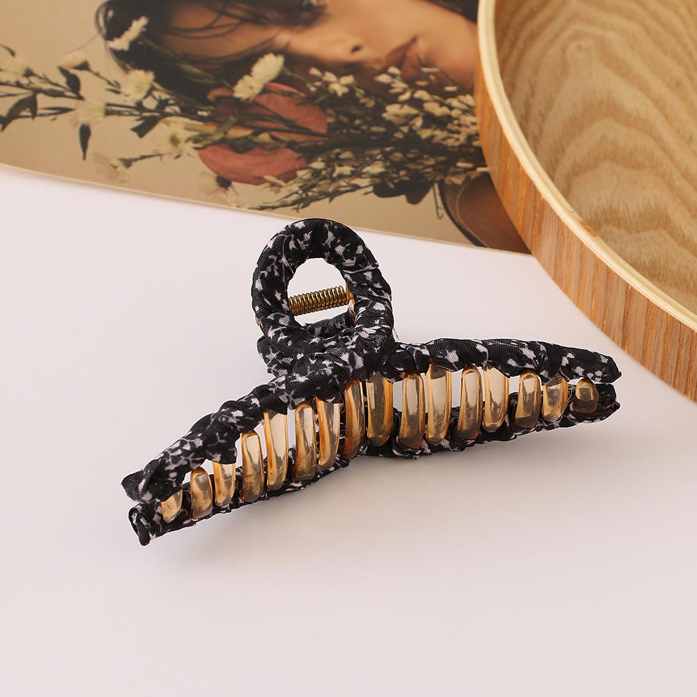 Fashion Simple Retro Bouguer Cross Hairpin Geometric Irregular Shark Clip Female Elegant French Hairpin Jewelry Female Trend