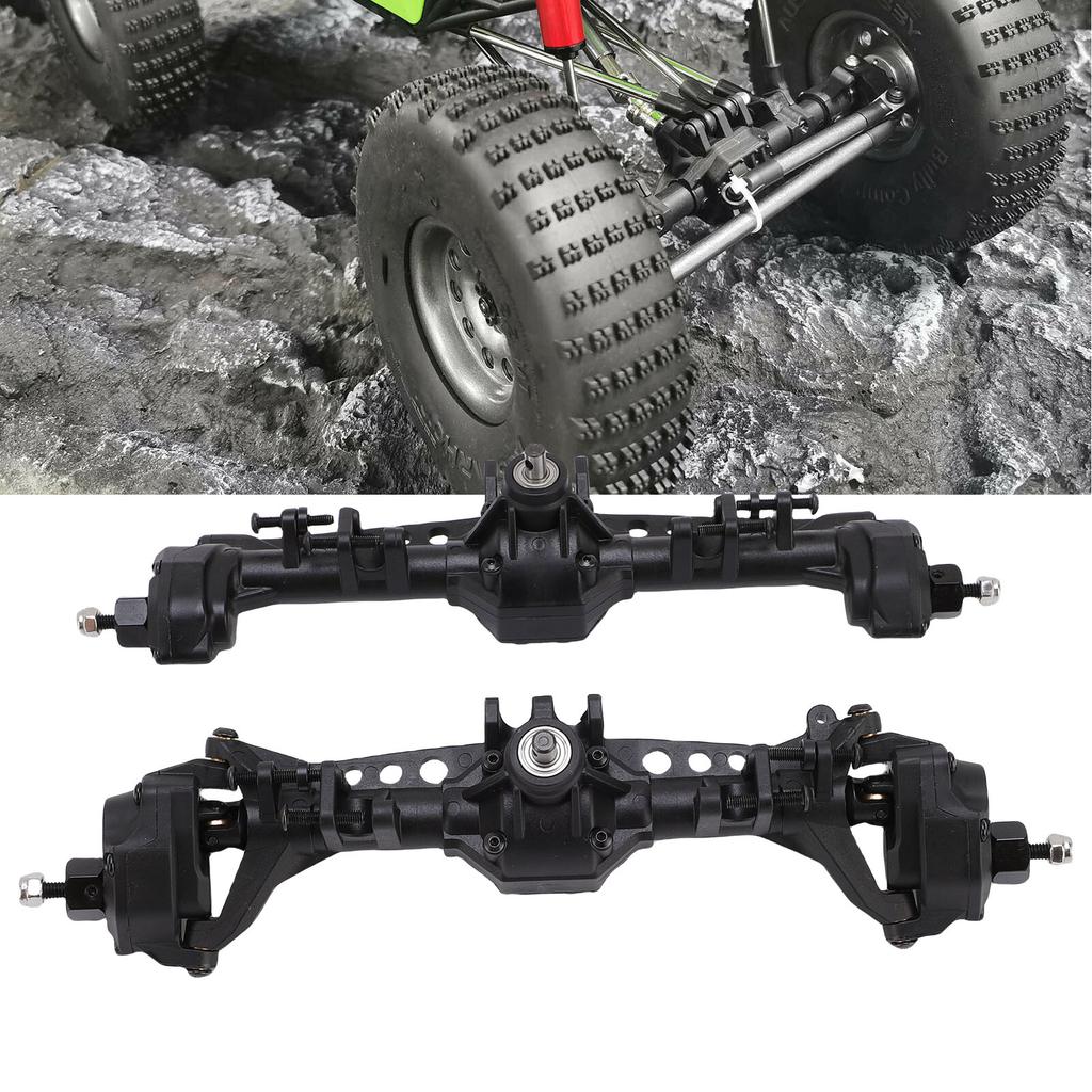 Front and Rear Axle Replacement for   SCX10 II 1Celsius10 Scale RC Crawler Upgraded Axle Set