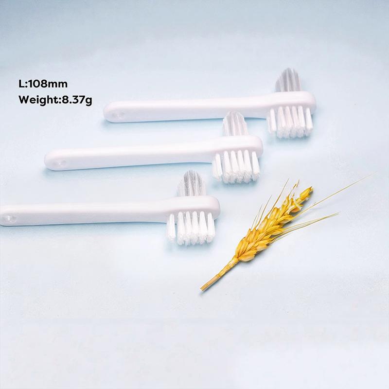 T-Shape Denture Dedicated Brush Toothbrush Dual Head False Teeth Brushes Cleaner
