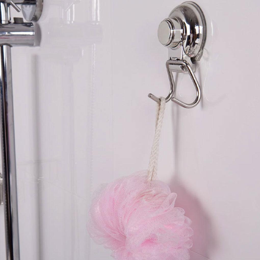 Stainless Steel Double Hooks Rust Resistant And Waterproof No Drill Needed Easy Installation Stable