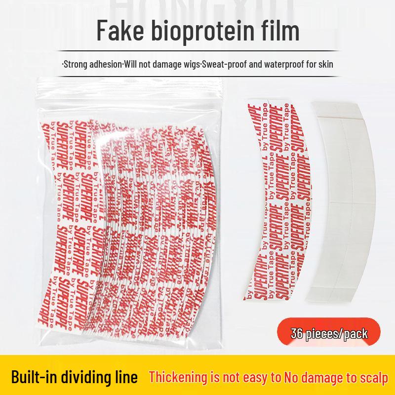 "Waterproof & Sweat-Proof Wig Tape: Special Scalp Double-Sided Film Patch"
