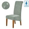 Water-Repellent Anti-Slip Office Chair Cover Universal Patterned Sleighback Chair Slipcovers Luxury Stretchable Seat Cover