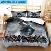 1PC Assass Warrior 3pcs Bedding,Including 1pc Duvet Cover And 2pcs Pillowcases Perfect for Christmas,Ideal for Bedroom, Dormitory