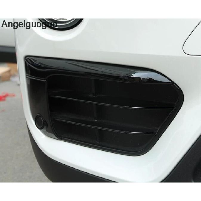 Car refiting car Front  fog lamp foglights Cover shield decoration frame sticker for 2016-2018 BMW X1 F48