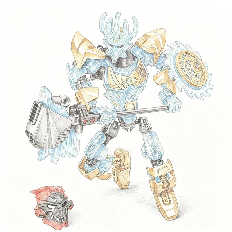 Bionicle Series Skull Warrior Mask Maker Building Blocks Anime Action Figures Soldier Warrior Bricks Toys For Boys Kids Gifts