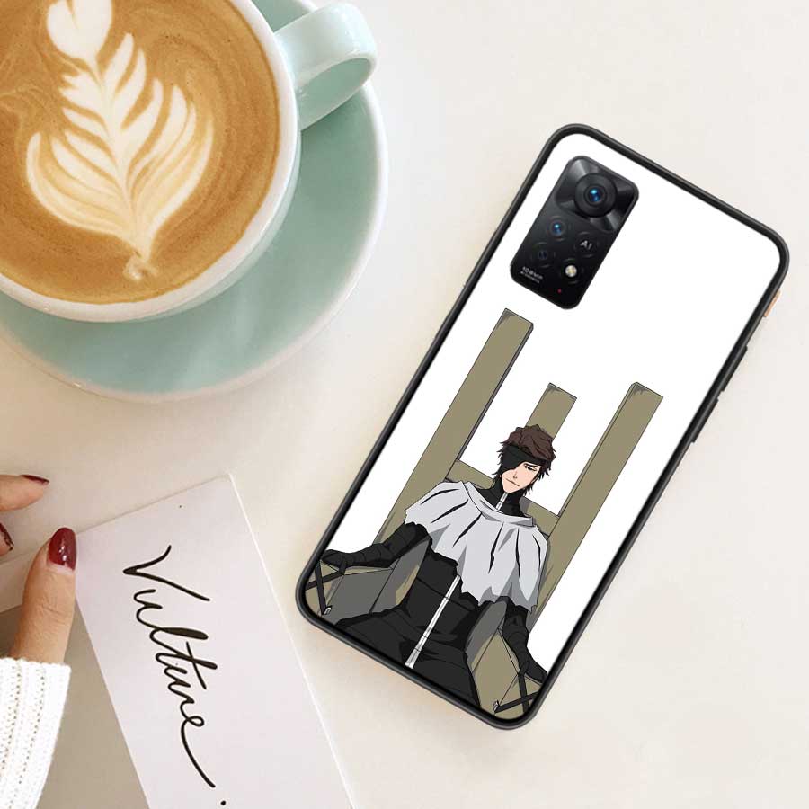 Bleach Aizen Sousuke Phone Case For Xiaomi Redmi Note 12 Plus 12S 11 11T Pro 5G 11E 11S 4G 10 10S 9 9S 9T 8 8T 7 Cover Shell Coq
