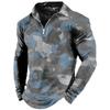 New POLO Shirt Zip Long-sleeved Lapel Men's Sweatshirt Casual Tops Tide