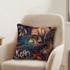 Metal Rock Band KKorn Cushion Cover Inches Farmhouse Decor Home Throw Pillow Covers for Couch Decorations