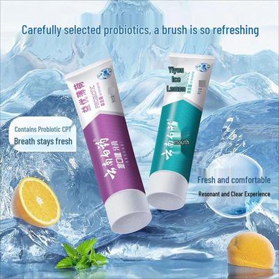 Yunnan Baiyao Refreshing Ice Lemon Mint Toothpaste (Twin Pack)