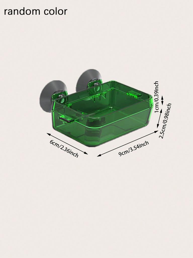 1pc-Crawler anti escape feeder, water basin anti escape pet feeder, suitable for turtles and lizards - random color