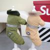 Wasserdichter Hundeoverall, Winter-Hundekleidung aus Fleece für kleine Hunde, dicke modische Welpenjacke, Chihuahua-Kostüm, Yorkie-Mops-Mantel