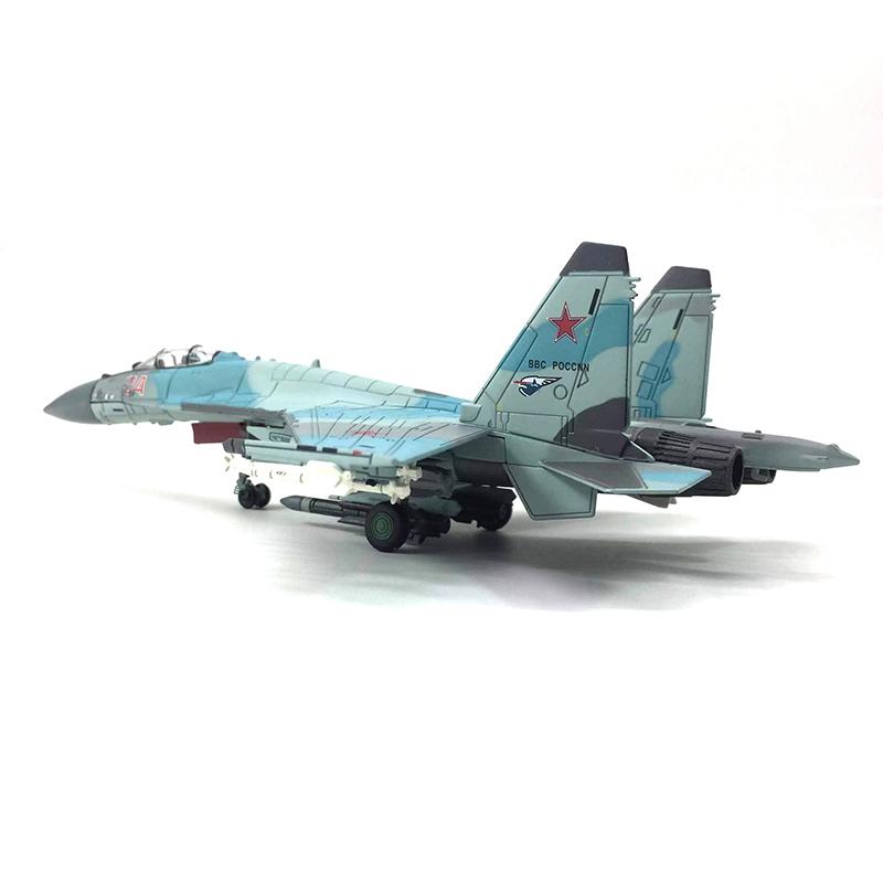 Diecast Metal Alloy 1/100 Scale  Su-35 Fighter Airplane Aircraft Replica Model Su-35 Plane Model Toy For Collection