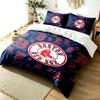 Boston Red Sox 3pc Duvet Cover Set Simple Modern Bedding Set Wrinkle Resistant Soft Fabric All Season Use a Perfect Gift
