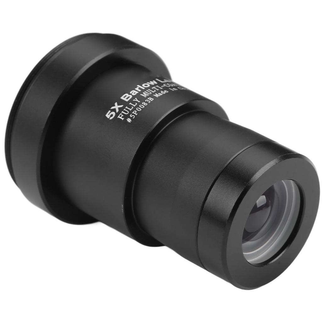 Barlow Lenses 1.25in 5X Green Film Telescope Barlow Lenses with T2 Mount M35 Thread Astronomical