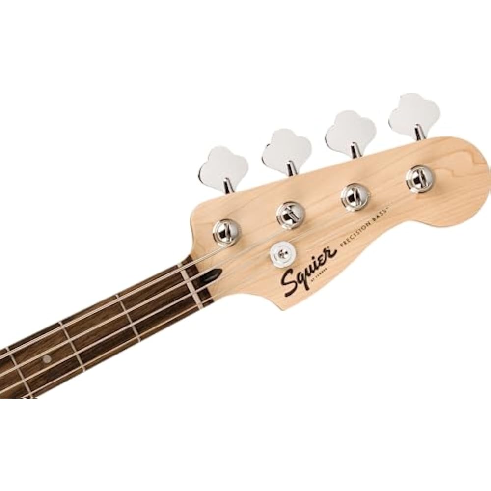 Squier by Fender Squier Electric Bass Squier Sonic™ Precision Bass®, Laurel Fingerboard, White Pi...