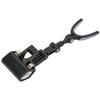 Plastic Portable Luminous Head 360 degrees  Rotating Fishing Rod Bracket Holder Back Hanging Stand