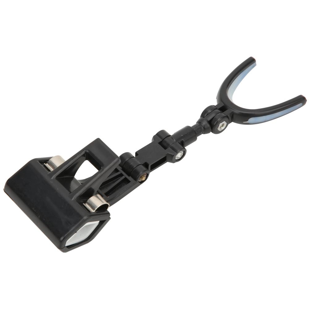 Plastic Portable Luminous Head 360 degrees Rotating Fishing Rod Bracket Holder Back Hanging Stand