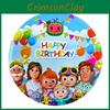 Cocomelon Birthday Party Supplies Set With Paper Plates Cups Napkins For Kids Celebration Event