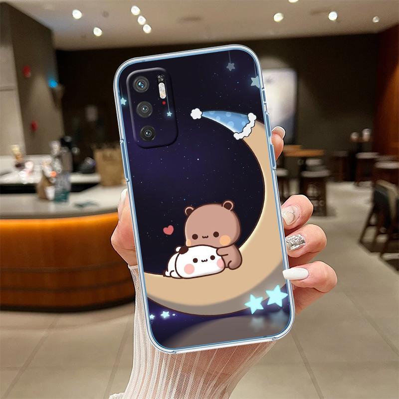 RE14 BUBU DUDU Transparent Phone Case for LG K22 K30 K40 K40S K41 K42 K50 K50S K51 K51S K52 K61 K62 K71 K92 Q60 Q61 V40 V50 V60