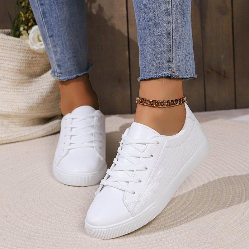 Large size little white shoes women's spring new casual single shoes little white shoes women's shoes