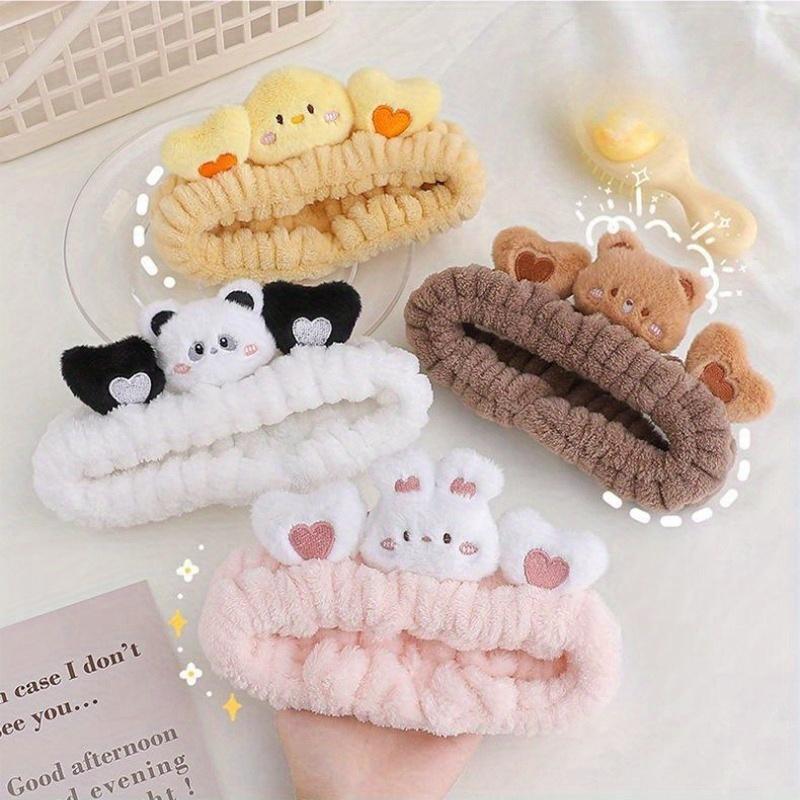 Women's Non-slip Hydrotherapy Headband, elastic soft skin-friendly, sweat-absorbent for face washing, makeup and sports.