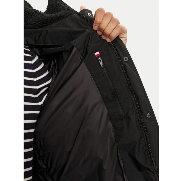 Зимняя куртка Tommy Hilfiger Rockie MW0MW36593, черная, стандартный крой