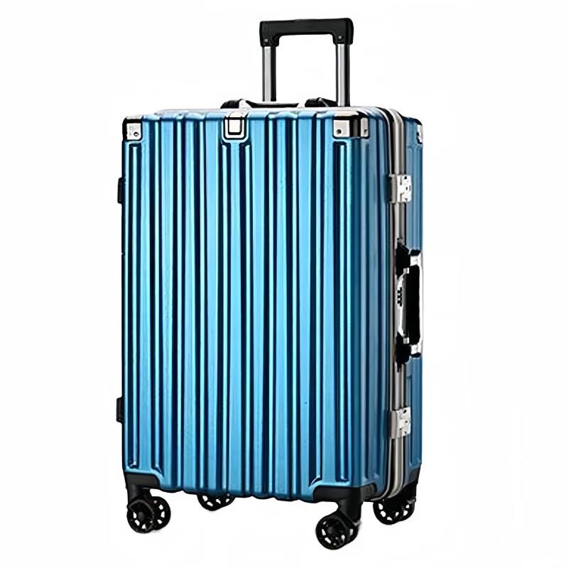 Diston Paul Lightweight Aluminum Frame Rechargeable Travel Luggage 26 inches