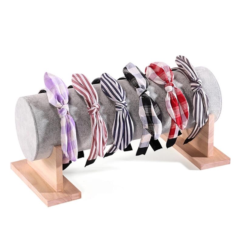 Fashion Velvets Headband Organizers Headband Display Stand Hair Accessories Shelf for Hair Accessories Jewelry Bracelets