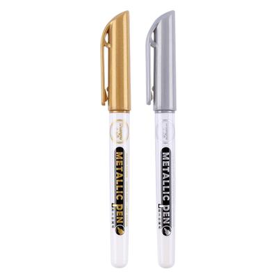 10x Metallic Marker Pen for Guest Book Wedding Photo Black Pages Scrapbooking Waterproof Metallic Pen Painting Pen