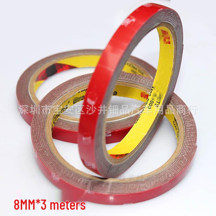 

Двусторонняя пенопластовая лента для модификации автомобиля 0,8 см x 3 м и 10 мм x 3 м 0.6 cm