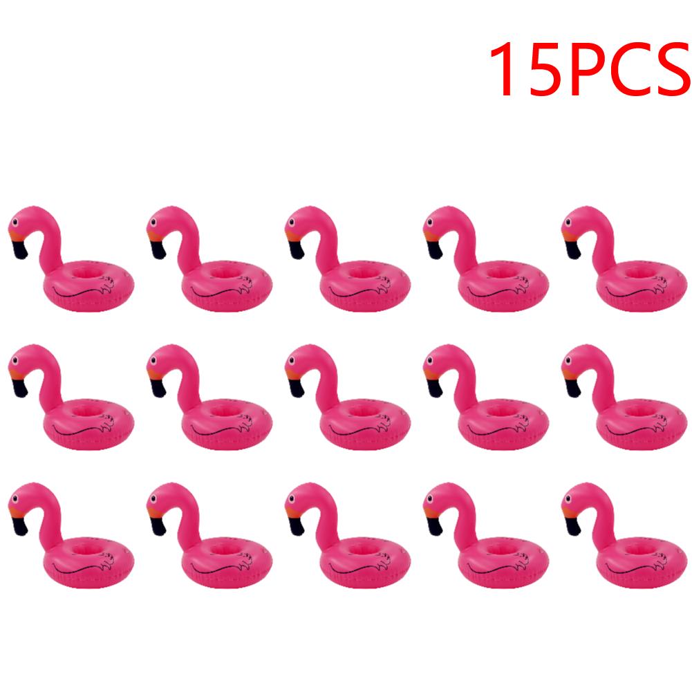 Inflatable Cup Holder PVC Swan Beverage Glass Holder Portable Water Inflatable Coasters for Holiday Birthday Party