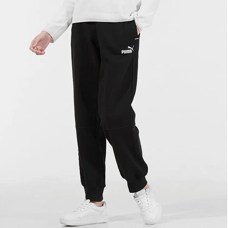 PUMA Sports Pants Women's Black (Unisex) Knitted Sweatpants 670958 01