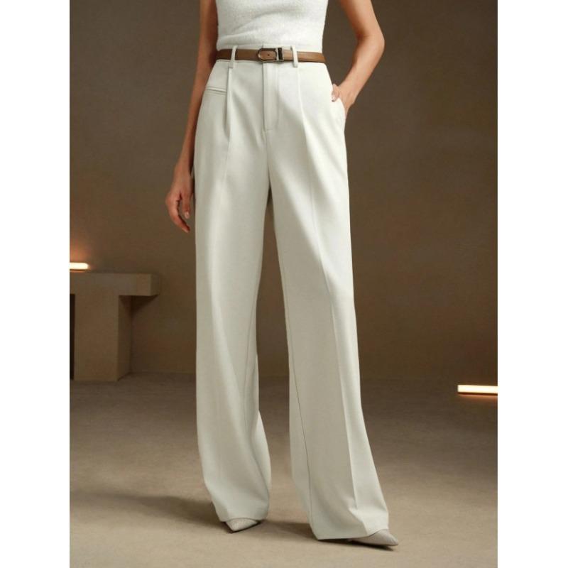 

Women s Tailored White Palazzo Trousers For Office And Formal Occasions S білий
