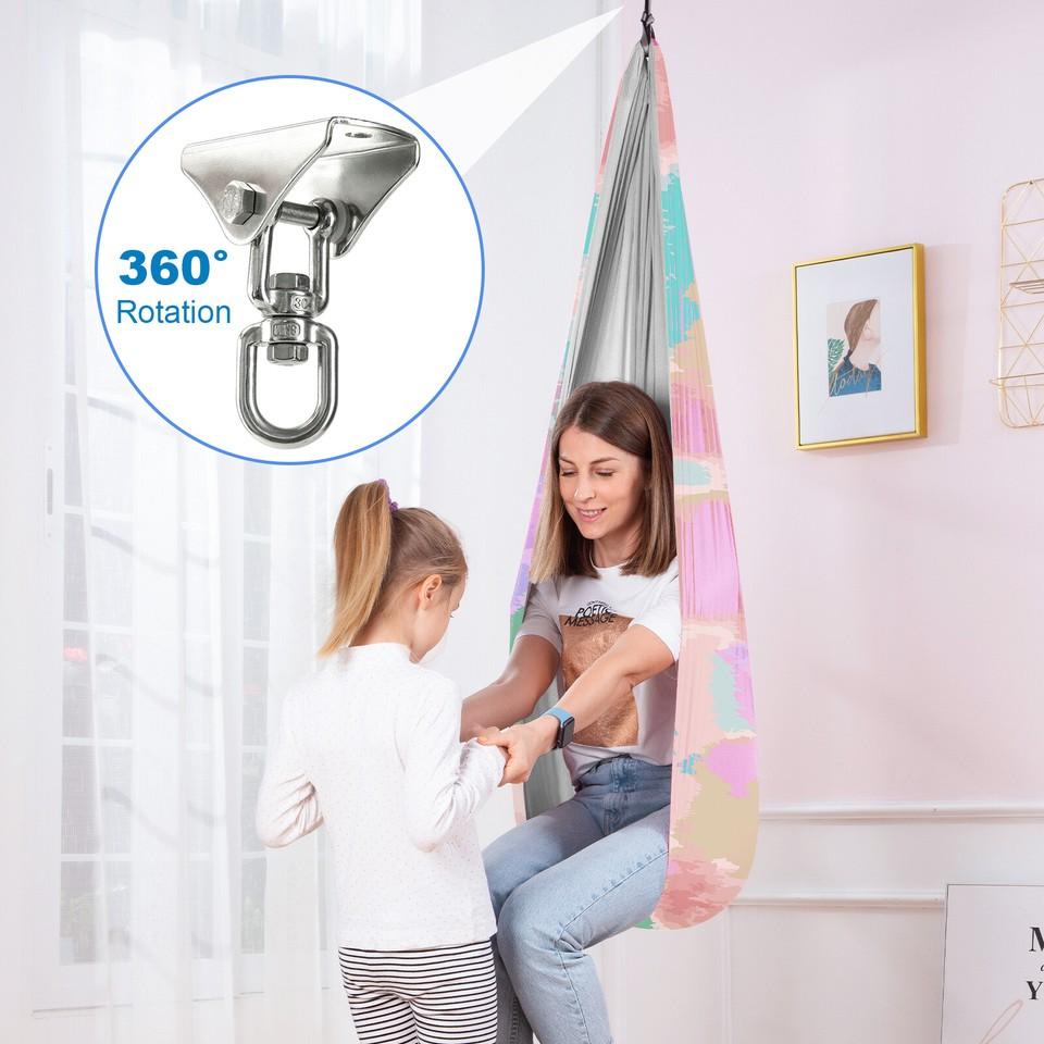 Therapy Swing Hammock Double Swing Cloth Kids Gifts for Autism