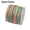 Corda di seta 45M/0,8MM trecciata in nylon per Fai da te per Forniture per la creazione di gioielli Nappe Perline Artigianato intrecciato Corda di nylon satinato CS003