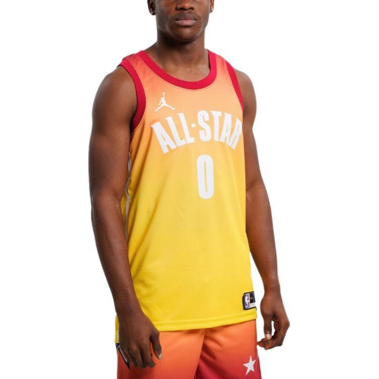 Jordan 2023 All Stars Basketball Jersey Men's Orange DX6330-626