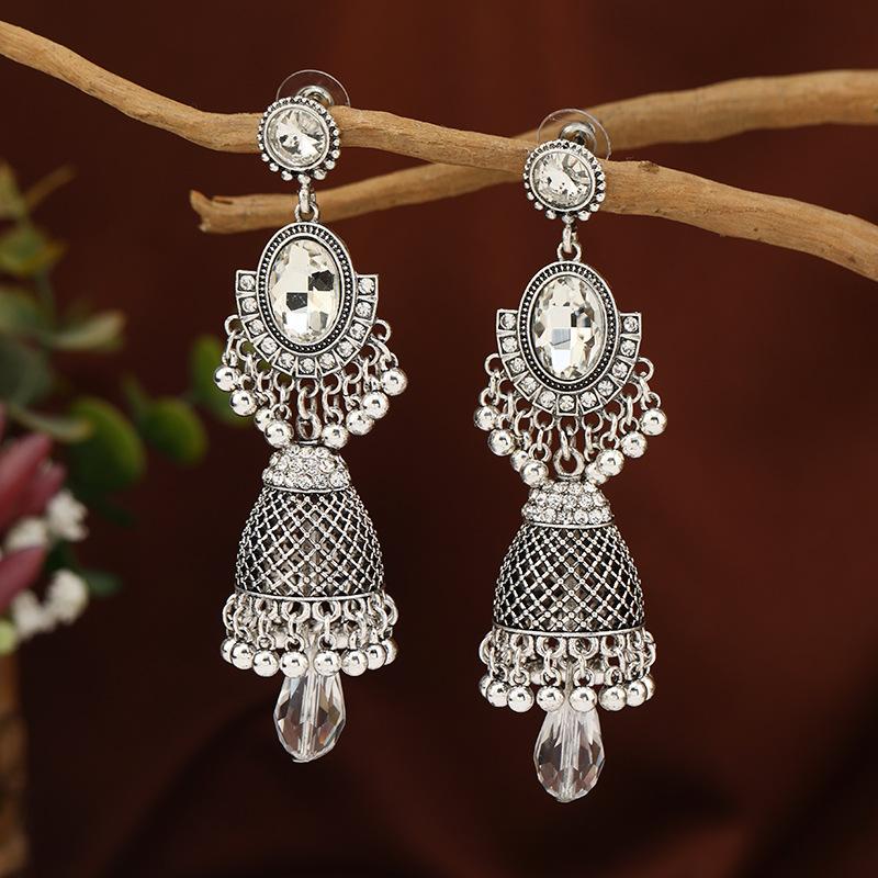

Retro Bohemian Dangle Earrings Women Ethnic Geometric Water Ripple Earing