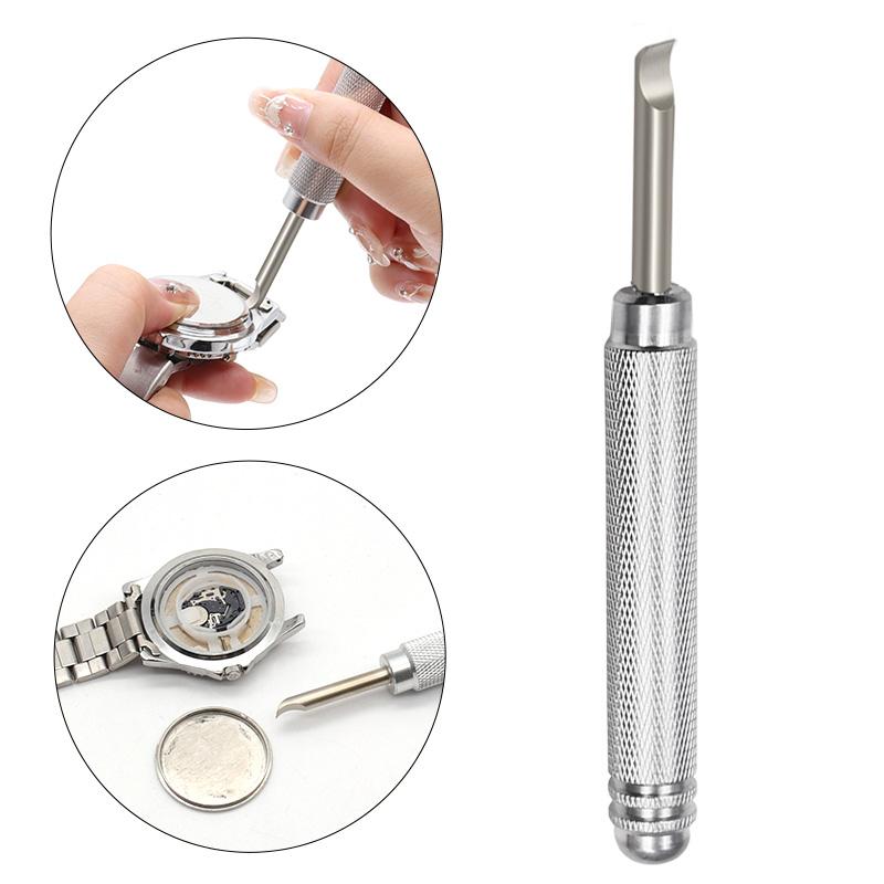 1 Stück Uhrenreparaturwerkzeug Armband Uhrengehäuse Öffner Messer Gehäuseboden Hebelwerkzeug für Batteriewechsel