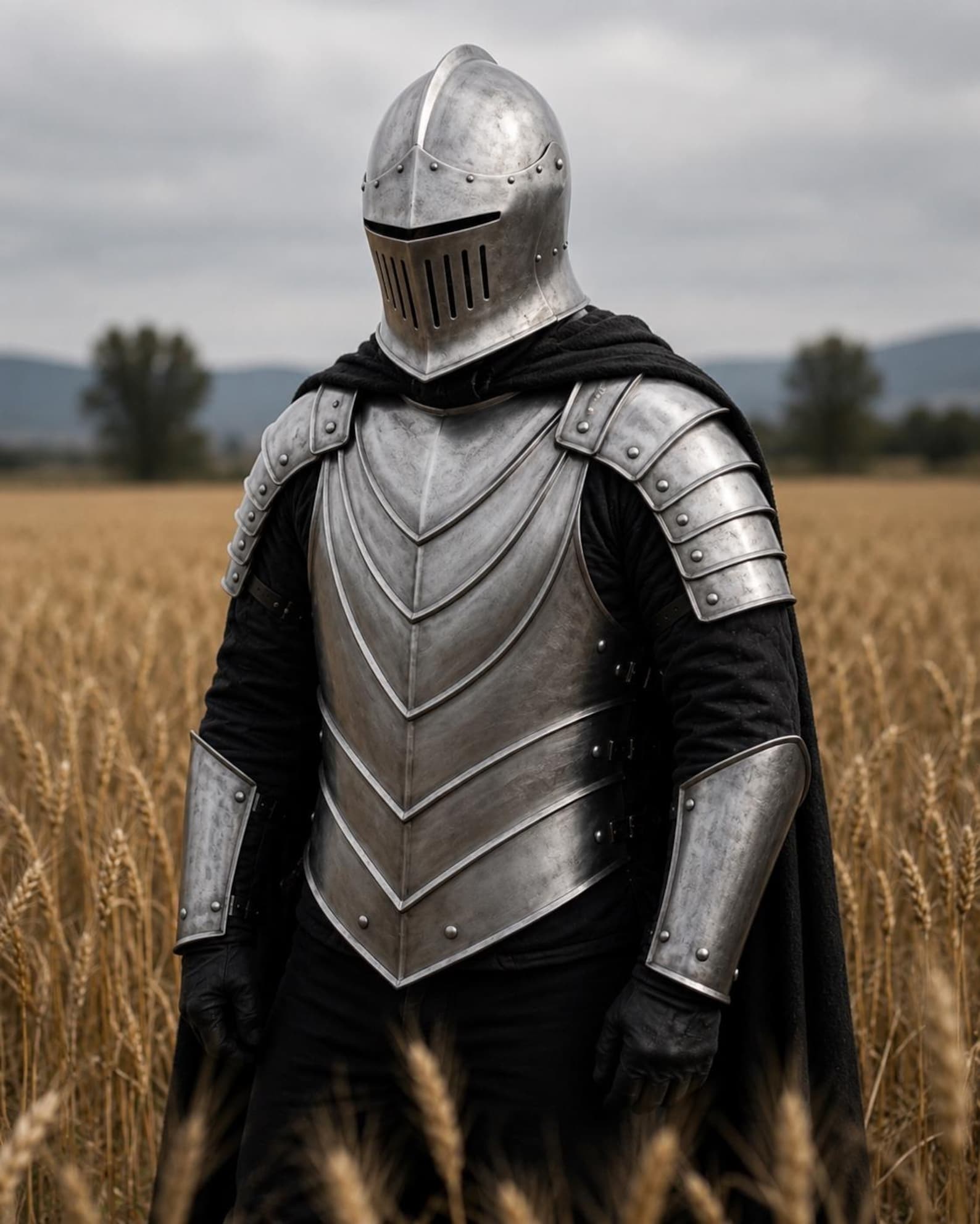 Handmade Medieval Knight Steel Plate Outfit Full Body Armor Costume