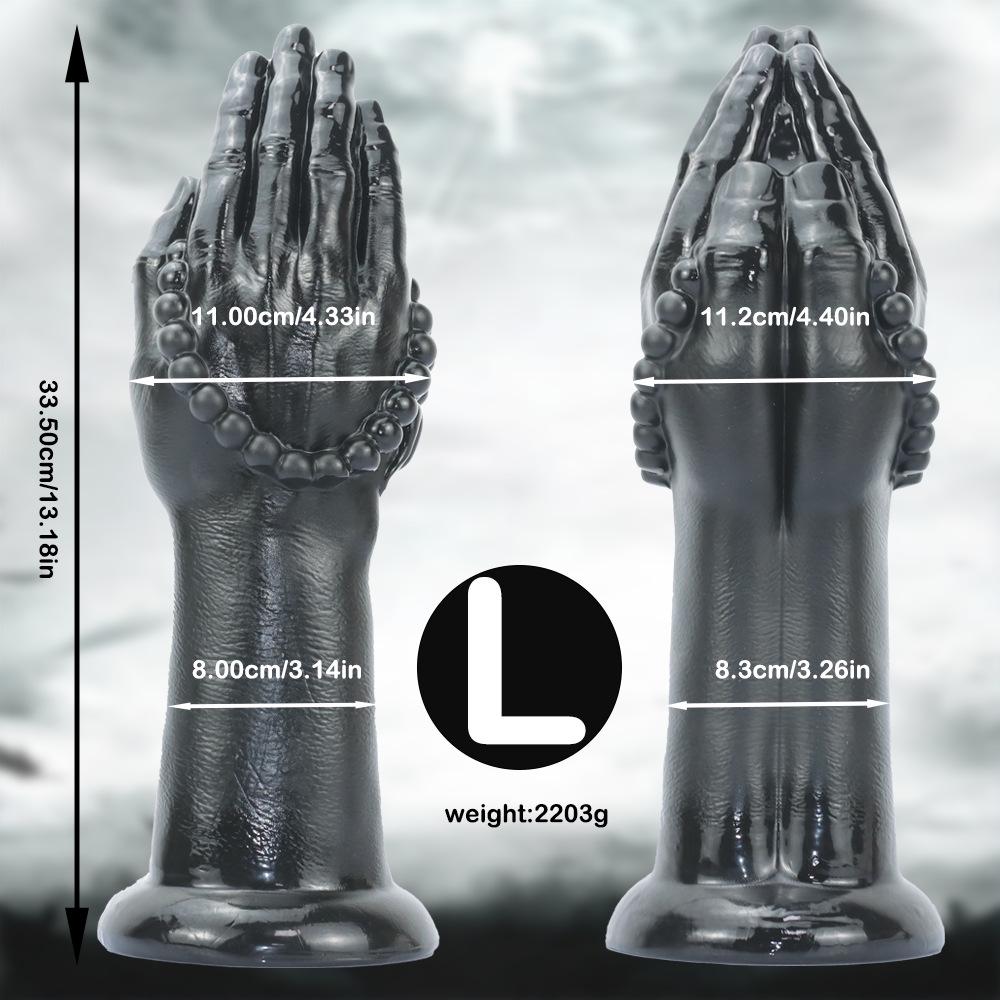 11CM Triple Size Fist Play Buddha Hand Anal Dilator Plug
