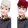 High-quality Work Cap Women Lady Stewardess Hat Beret Hat Air Hostesses Hat Party Hats