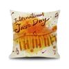 Piano Key Wonderful Notes Decorative Pillowcase Car Sofa Art Piece Office Seat Cushion Cover Home Decoration
