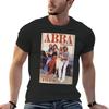 Classic Vintage Pop Y2k AB BA Band The Tour T-Shirt Street Wear Sports Fans Blanks Slim Fit T S