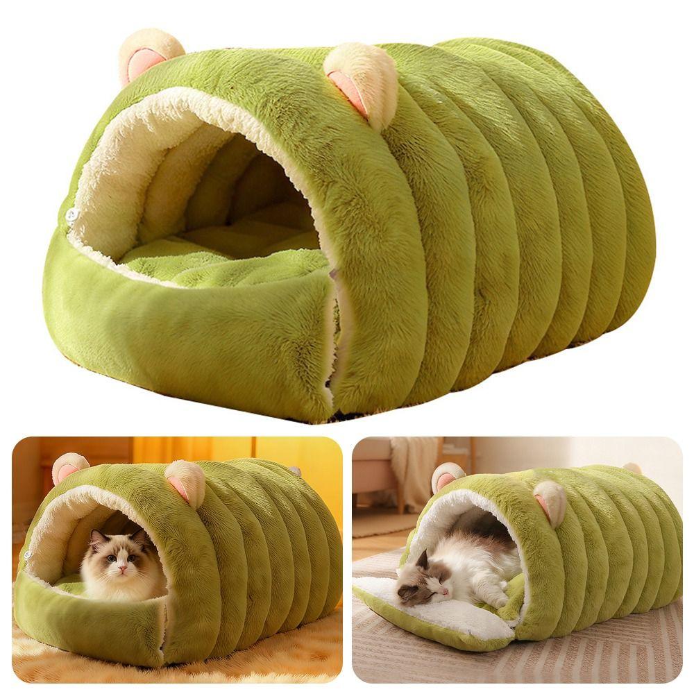 Comfortable Pet Snuggle Sack Puppy Nest Closed Cat Sleeping Bag Sleeping Bag Nest for Winter