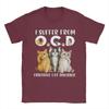 I Suffer From Ocd Obsessive Cat Disorder Unisexs T Shirts Tee Shirt Short Sleeve Round Collar Tshirts Cotton Plus Size Clothes