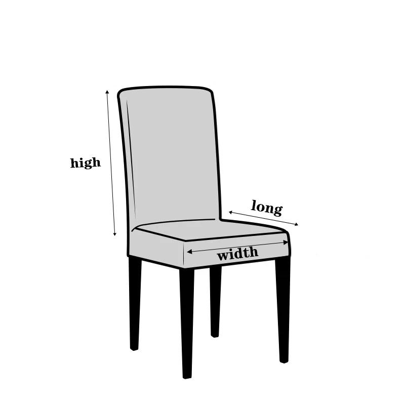 Jacquard-Stuhlhussen, Spandex-Stretch-Sitzbezug, abnehmbar, für Hochzeit, Esszimmer, Bankett, Büro, Housse de Chaise