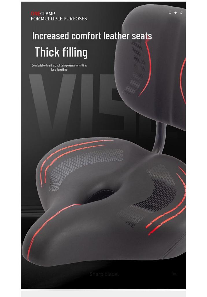 Cuscino per Sedile Bici Elettrica/Triciclo per Comfort e Fitness