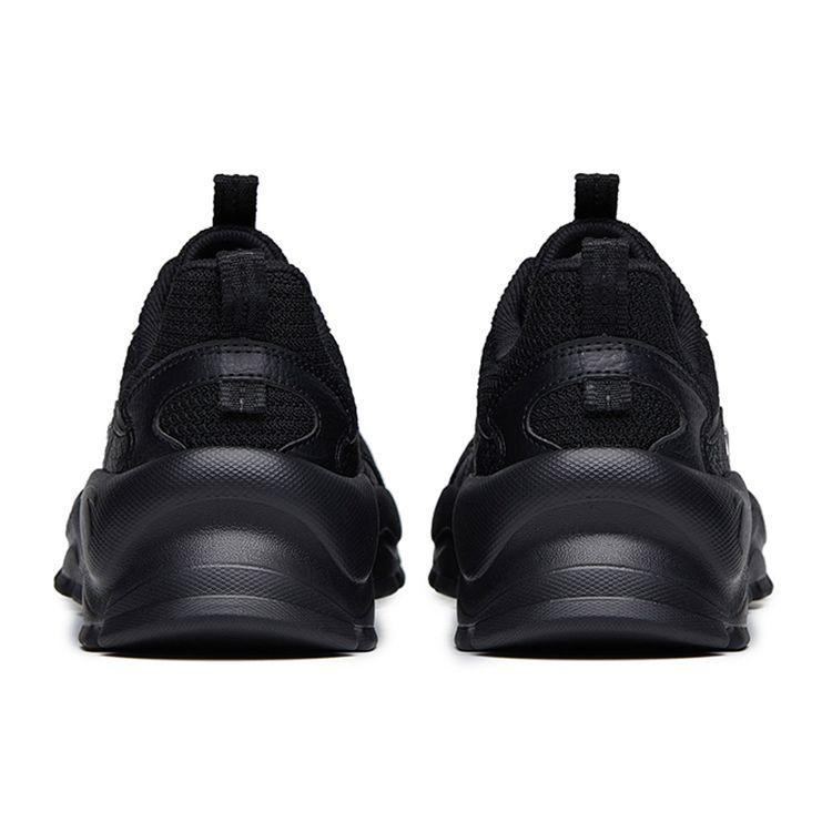 Anta Lightweight Breathable Low-Top Sports Casual Shoes Women Sneakers Black Silver 922238832-3