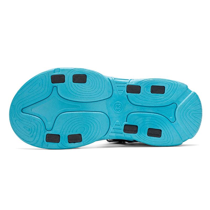 Casual boys lightweight beach sandals boys soft sole primary school students high heels medium and large waterproof new summer 2025